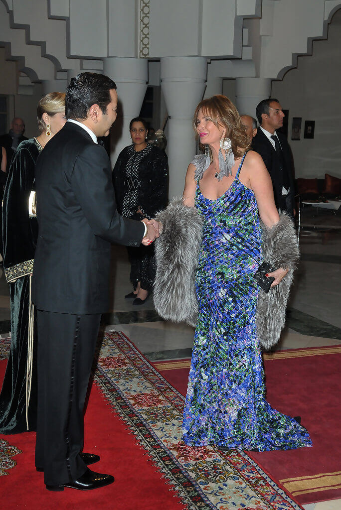 Yousra at the opening ceremony of the 10th Marrakech Film Festival