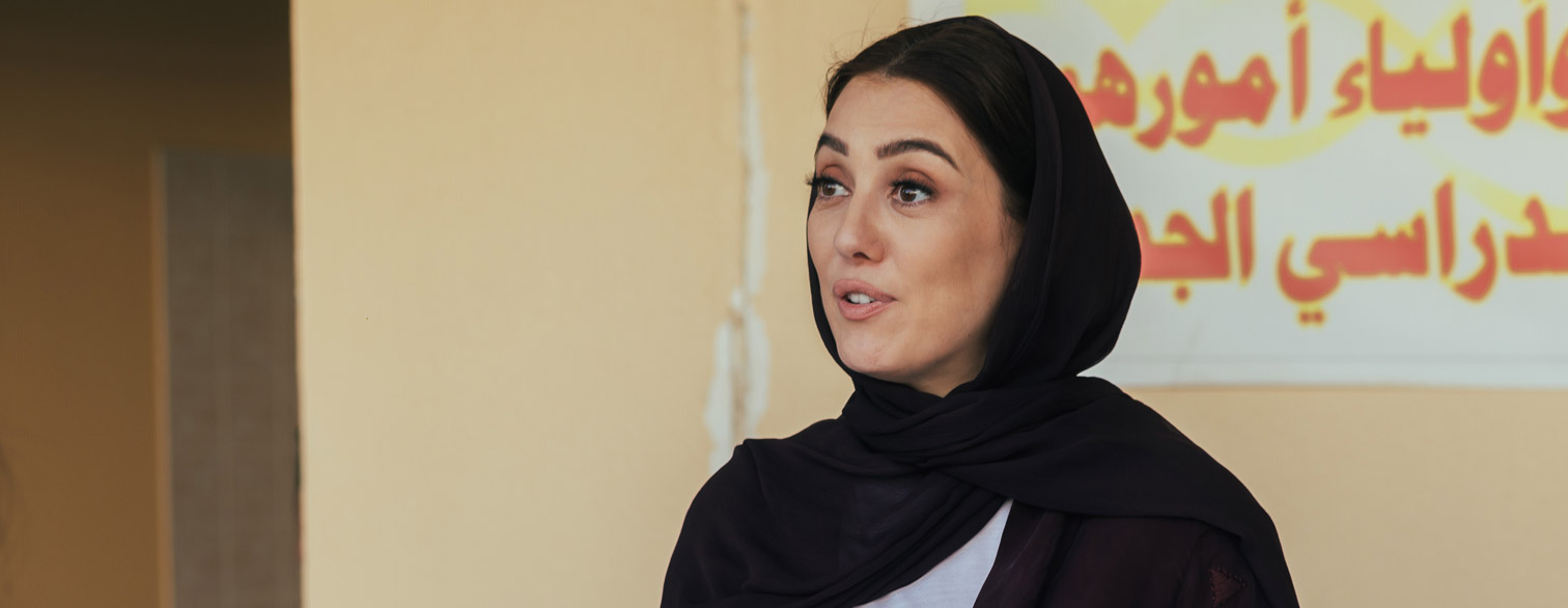 The First Photos Of Kinda Alloush In 'yellow Bus' Film